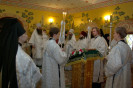 Архиепископ Нижегородский и Арзамасский Георгий с духовенствои епархии в день освящения домового храма 31 декабря 2008 г.
