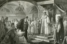 Архимандрит Трифон на приёме у царя Феодора Иоанновича