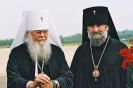 Митрополит Нижегородский Николай (Кутепов) и Архиепископ Тамбовский Евгений (Ждан) в Сарове
