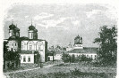 Гравюра Макарьевского монастыря