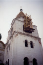 Начало реставрации колокольни. Фото 2000 г.