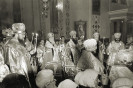 Патриарх Алексий I с духовенством. Епископ Николай четвёртый справа. г. Одесса, 1961 г.