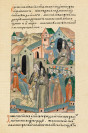 Святитель Дионисий с архимандритом Митяем перед князем Дмитрием Донским