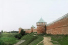 Стены Спасо-Евфимиевского Суздальского монастыря. Фото С.М.Прокудина-1