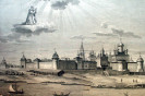 Вид Макарьевского монастыря. А. Г. Ухтомский. 1816 г.