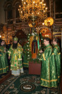 Архиепископ Нижегородский и Арзамасский Георгий во время всенощного бдение в день памяти св. прп. схимонаха Иоасафа - 2 декабря 2008 г.