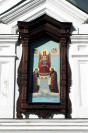 Написанная икона Божией Матери Печерская на Святых вратах Иконописец В. Бутранов