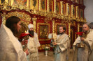Архиепископ Нижегородский и Арзамасский Георгий во время литургии в Вознесенском соборе. Фото 2006 г.
